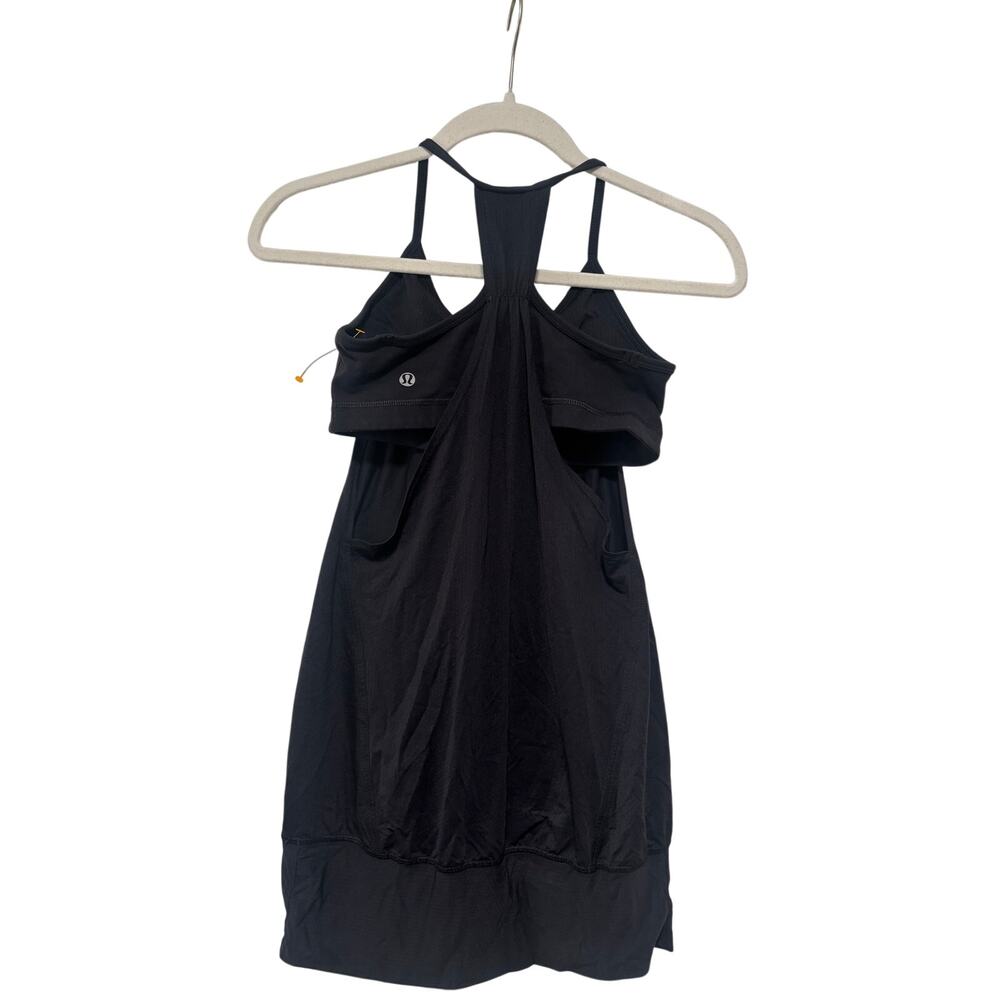 Lululemon Black Racerback Tank Top Size 6 - Picture 5 of 6